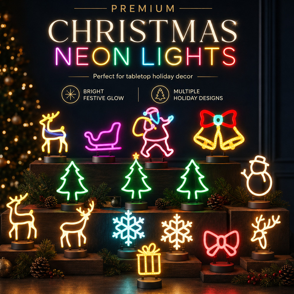 Wall Decor Lighting - Christmas Decoration LED Neon Sign Light