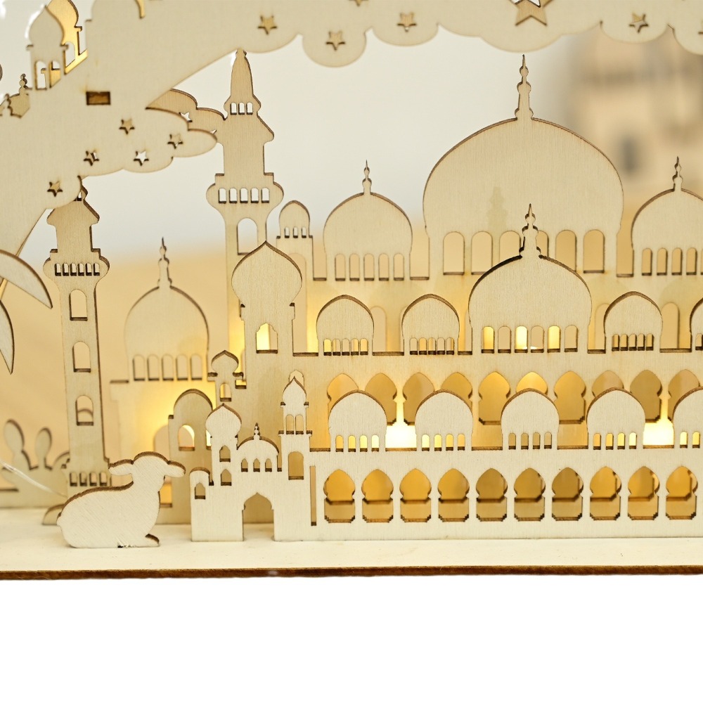 New Wooden LED Moon & Bridge L - đánh giá và giá Lighting Decor Woodbridge