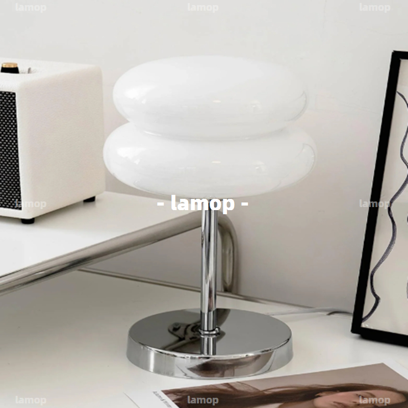 Bauhaus Cream‑Globe Table Lamp - đánh giá và giá Lighting Decor Bedroom