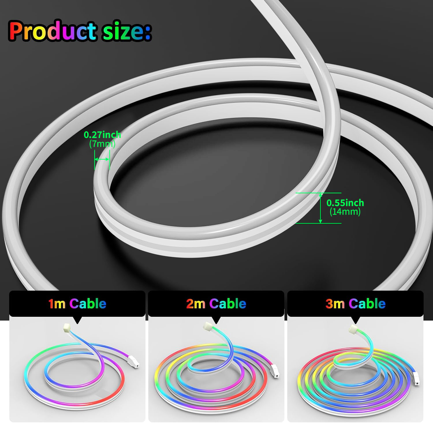 USB DC5V RGBIC Flexible Neon S - đánh giá và giá Lighting & Home Decor Studio Photos