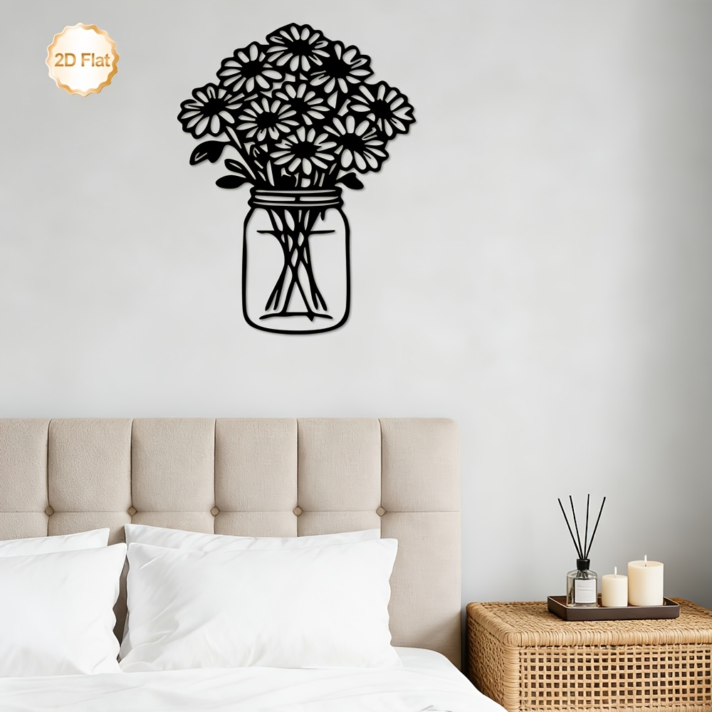 CIFBUY Metal Wall Art Daisy Bo - đánh giá và giá Lighting Metal Wall Decor