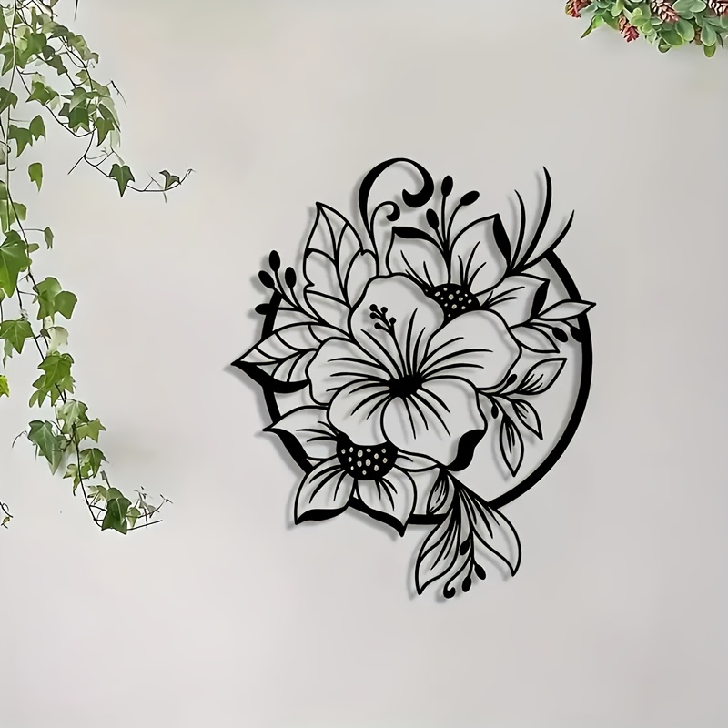 CIFBUY Metal Wall Art Lily Flo - đánh giá và giá Lighting Metal Wall Decor