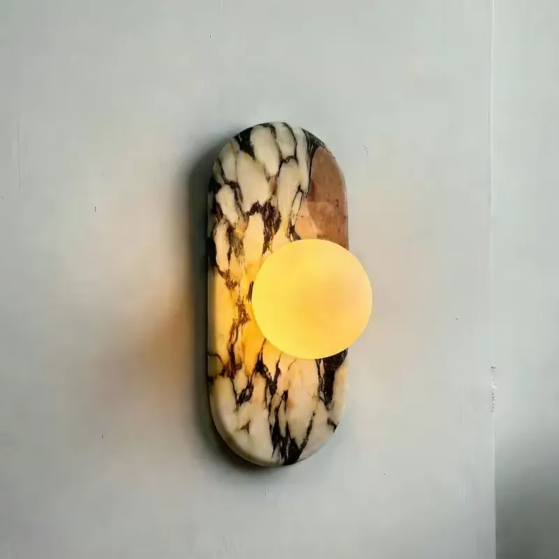SJX Minimalist Natural Calacat - đánh giá và giá Wall Decor Lighting