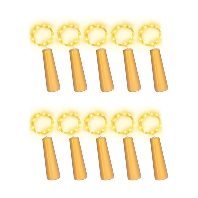 DT39 20PCS Wine Bottle Cork Li - đánh giá và giá Decor Lighting Cork