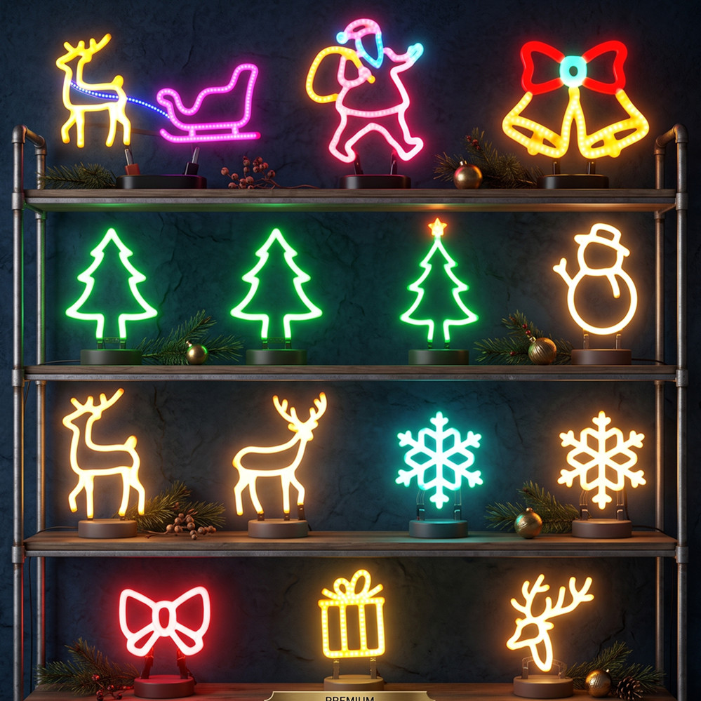 Christmas Decoration LED Neon  - đánh giá và giá Wall Decor Lighting