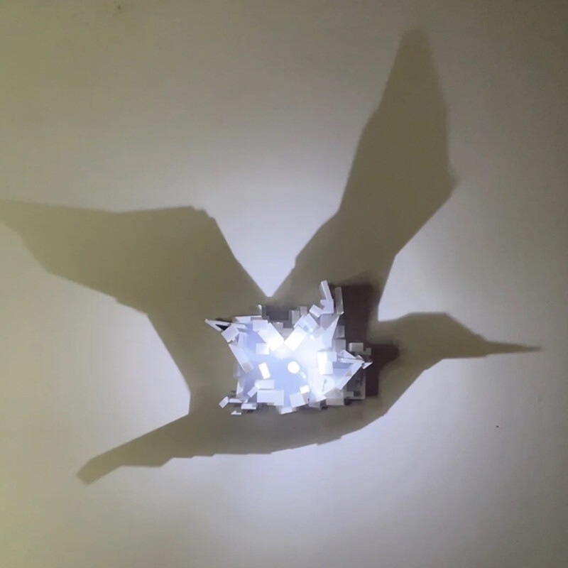 Dropshipping 3D Light Shadow N - đánh giá và giá Wall Decor Lighting