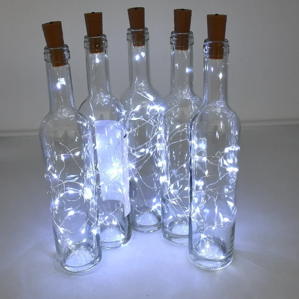LED Wine Bottle Lights with Co - đánh giá và giá Decor Lighting Cork