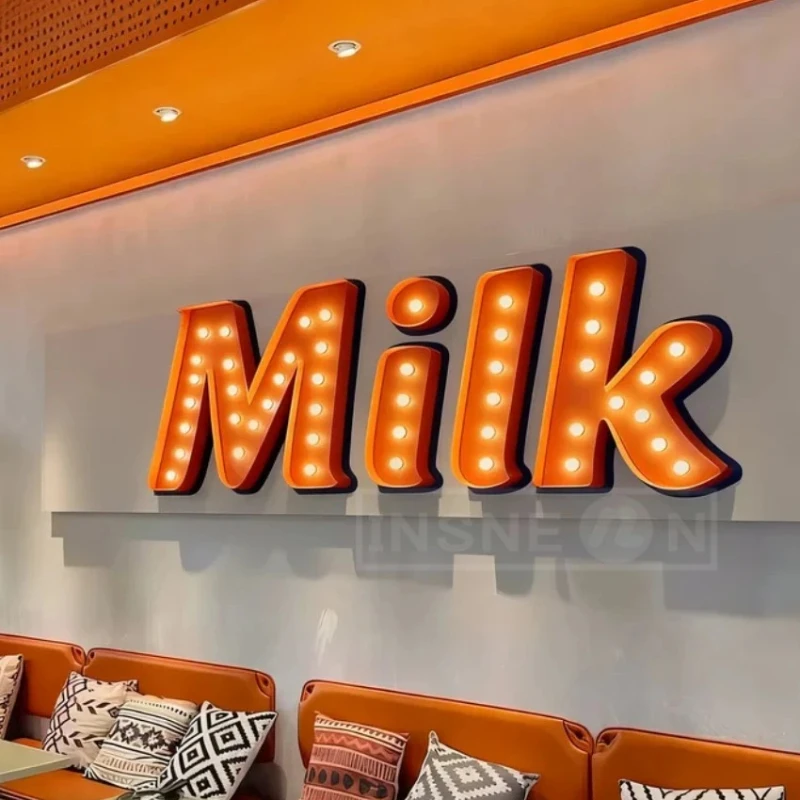 Custom Bulb Letters Metal Ligh - đánh giá và giá Lighting Metal Wall Decor
