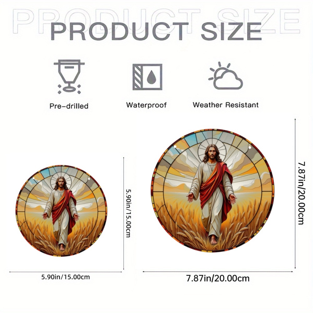 Room Decor Jesus Comes Suncatc - đánh giá và giá Lighting Decorative